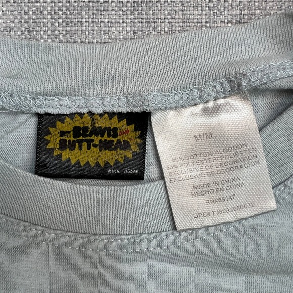 MTV Beavis and Butt-Head Men's Medium Graphic T-Shirt 2012 Retro Cartoon 90s - Picture 3 of 9